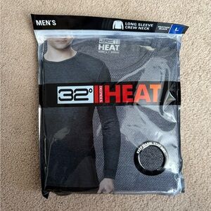 32 Degrees HEAT Black Long Sleeve Top